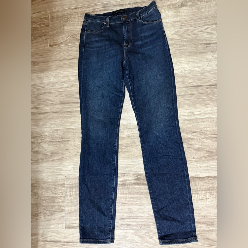J BRAND women's navy blue jeans size 27 high waist